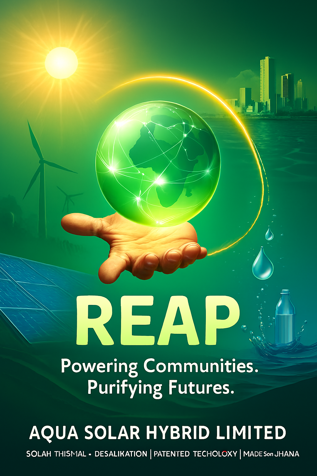 REAP Aqua - Powering Communities. Purifying Futures.